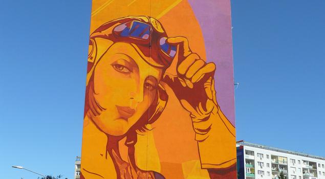 Awiacja II RP – monumentalny mural z farb marki Primacol